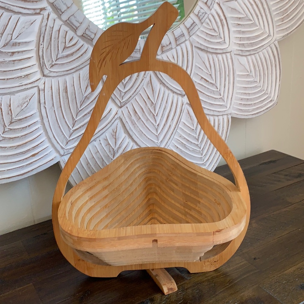 🍐WOOD FRUIT BOWL🍐
